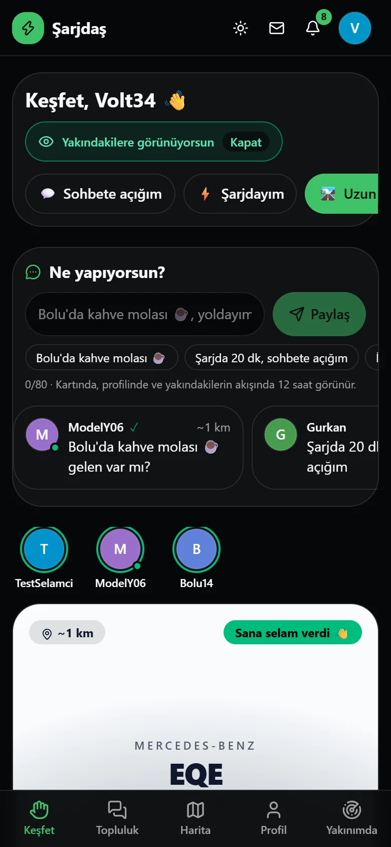 Telefonda kart destesi
